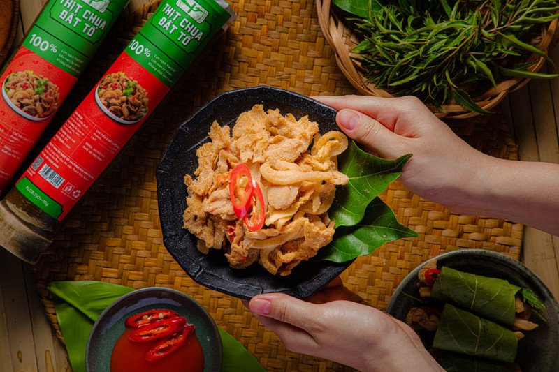 Bì heo trộn thính - Món ăn truyền thống hấp dẫn