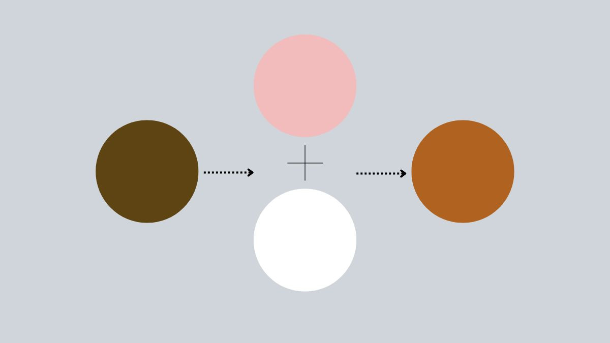 Bí quyết tạo ra cách pha màu nâu pastel hoàn hảo