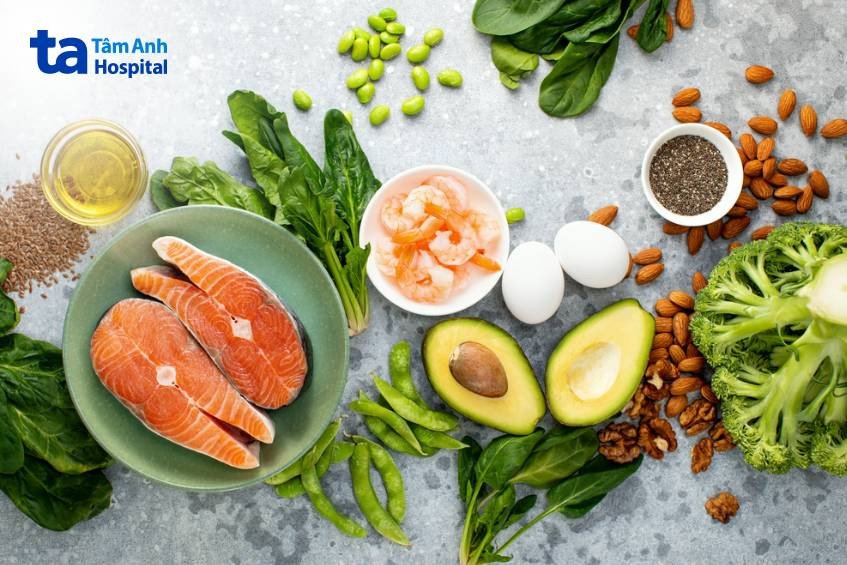 Biểu đồ và máy tính, minh họa cách tính toán calo cần nạp mỗi ngày để lên kế hoạch dinh dưỡng.