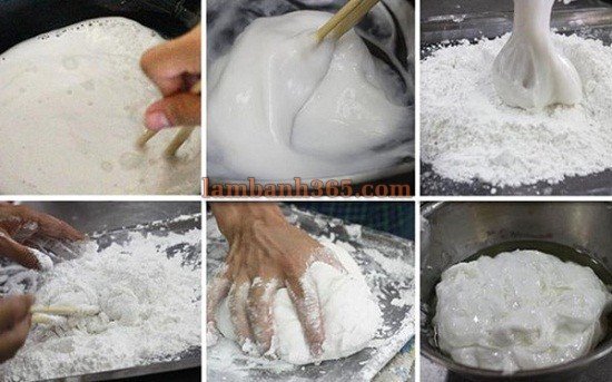 Bột bánh bột lọc đã làm xong