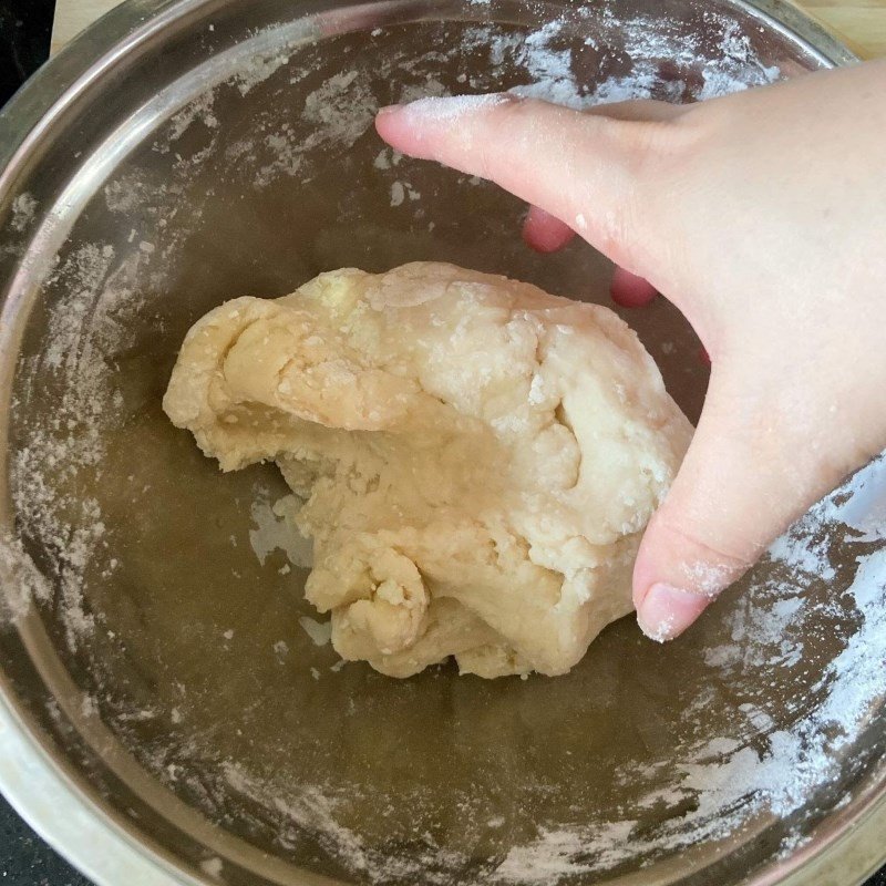 Bột mì đã nhồi dẻo mịn và không dính tay