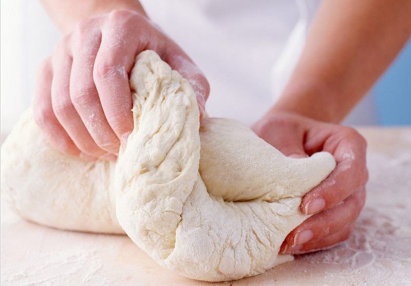 Bột sắn đã nhào mịn