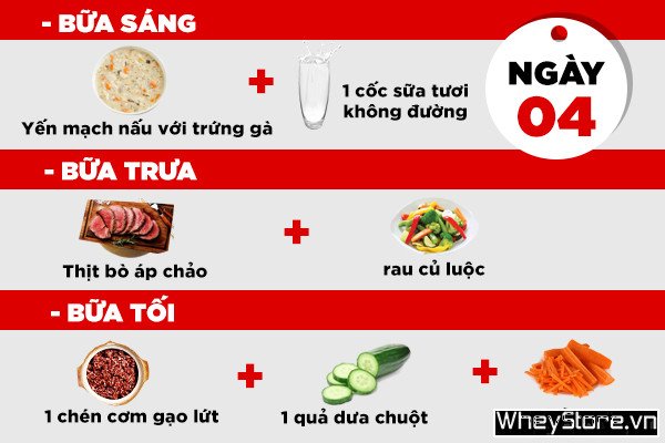 Bữa sáng với yến mạch nấu trứng gà và sữa tươi không đường, cung cấp năng lượng