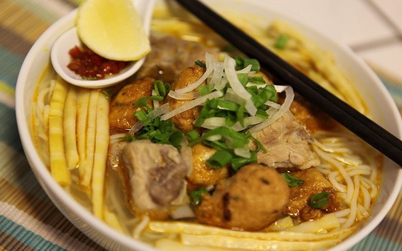 Bún măng chay thanh đạm, giàu chất xơ