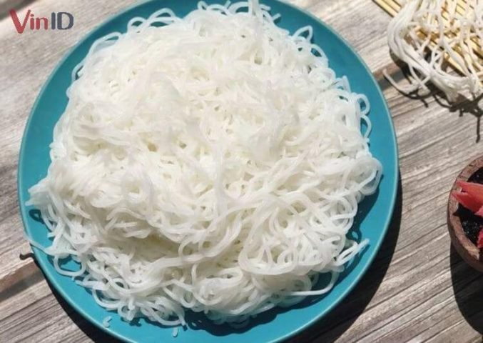 Bún tươi chứa nhiều tinh bột
