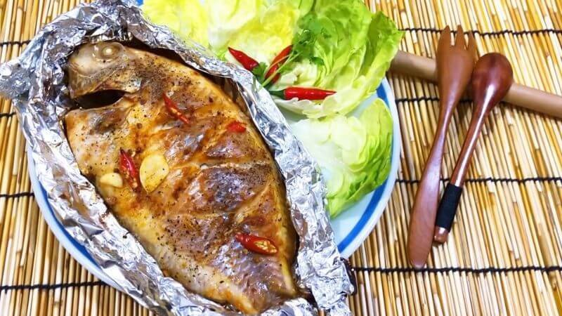 Cá diêu hồng nướng thơm ngon ít calo cho người giảm cân