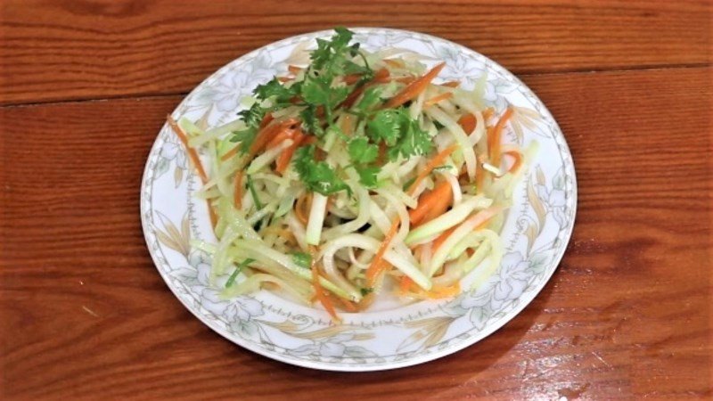 Cà rốt xào su hào