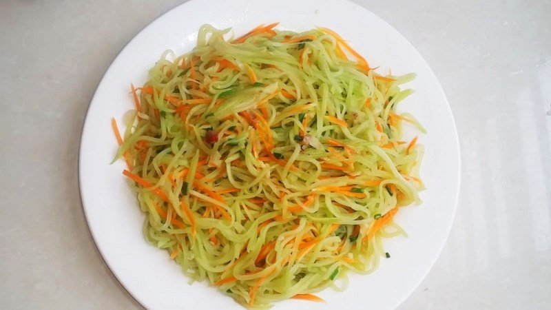Cà rốt xào su su