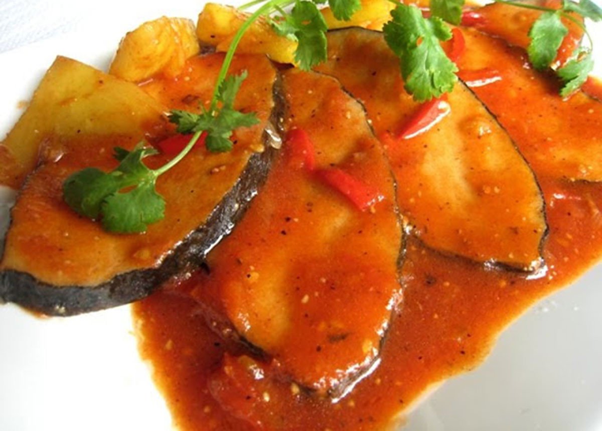 Cá thu một nắng sốt cà chua đậm đà, chuẩn vị