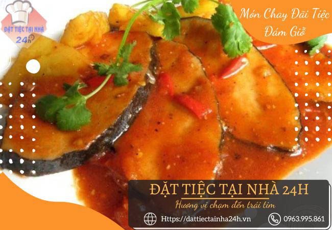 Cá thu sốt cà chua chay hấp dẫn