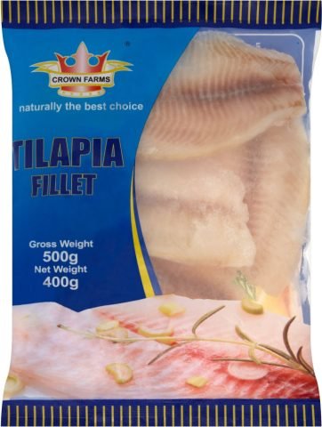 Cá tilapia fillet đông lạnh, nguyên liệu chính để làm chả cá với thịt lợn