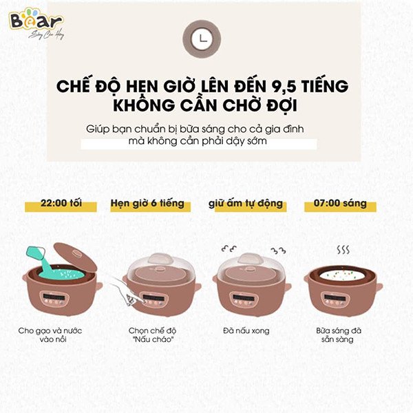 Các bước chuẩn bị nguyên liệu nấu cháo bằng nồi nấu chậm qua đêm