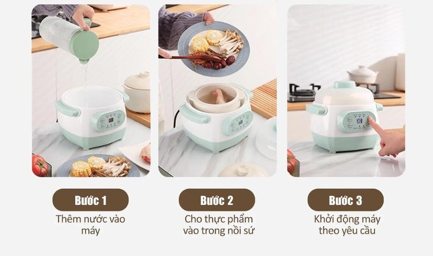Các bước sử dụng nồi nấu chậm để nấu cháo một cách đúng chuẩn