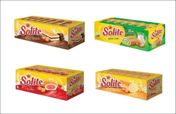 Các loại bánh Solite hương vị thơm ngon đa dạng