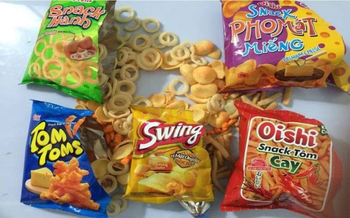 Bim Bim Ostar Bao Nhiêu Calo? Giải Mã Năng Lượng Snack Khoai Tây Các loại bim bim và snack giòn ngon