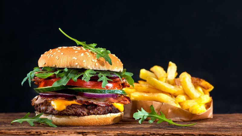 Các loại nguyên liệu tươi ngon để làm bánh mì hamburger healthy