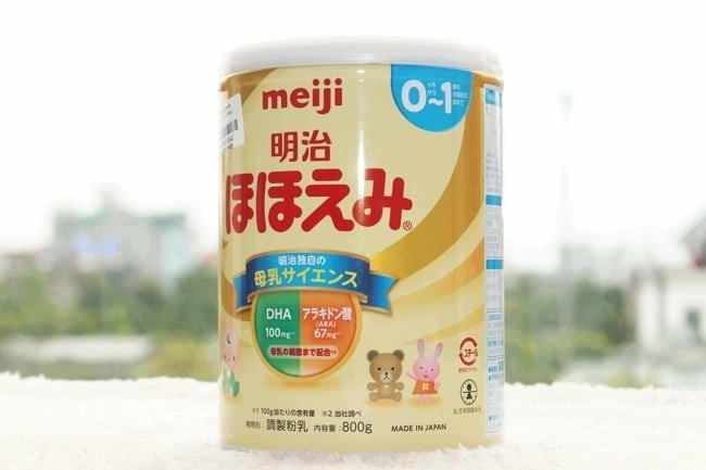 các loại sữa Meiji nội địa và nhập khẩu dành cho bé