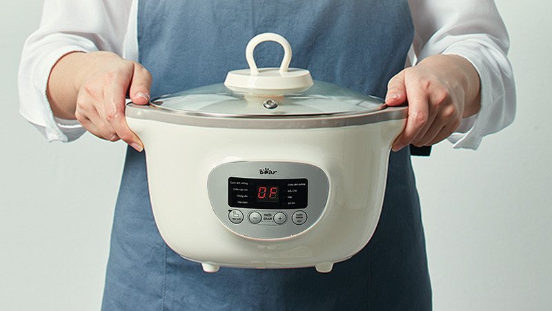 Các lưu ý khi sử dụng nồi nấu chậm Bear 1.6L