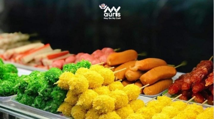 Các món xiên chiên phổ biến