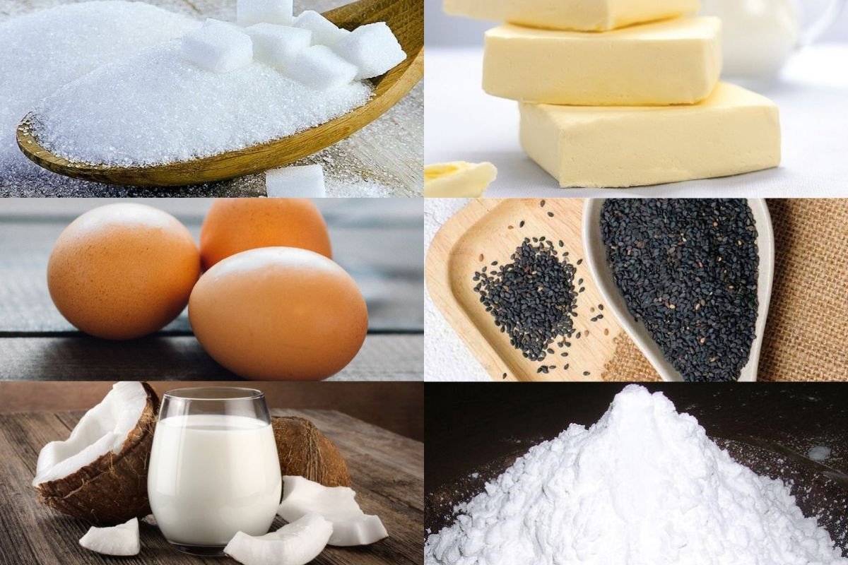 Các nguyên liệu cơ bản chuẩn bị làm món bánh kẹp cuốn tại bếp Nấu Chuẩn Ăn Ngon