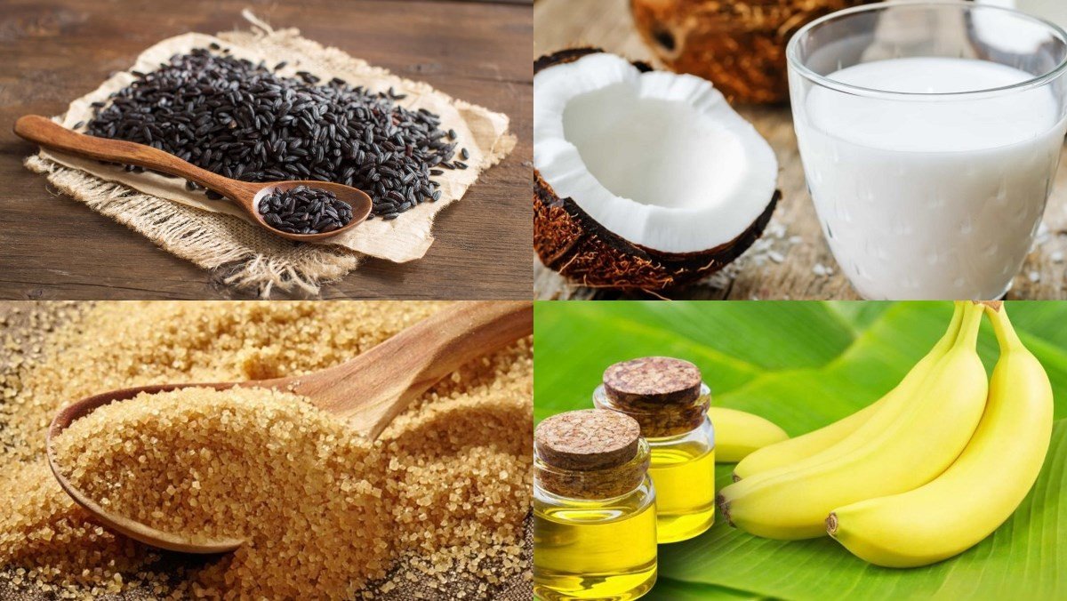 Các nguyên liệu cơ bản để làm chè nếp cẩm tại nhà