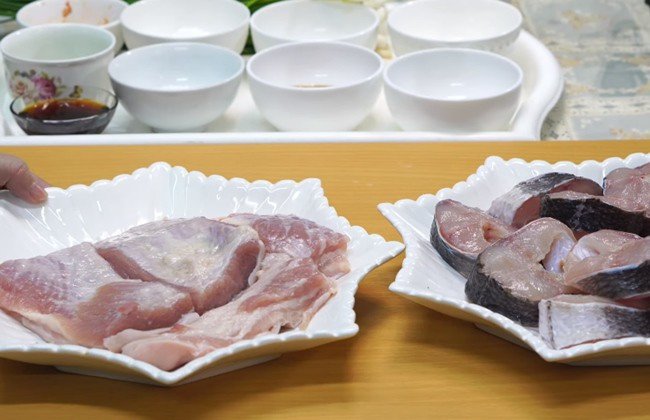 Các nguyên liệu tươi ngon cho món cá lóc kho tiêu
