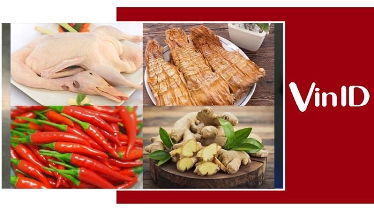 Các nguyên liệu tươi ngon chuẩn bị cho món cách nấu bún măng vịt măng khô