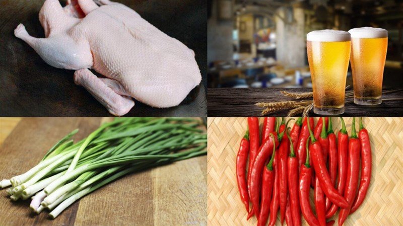 Các nguyên liệu tươi ngon để nấu vịt hầm bia tại nhà