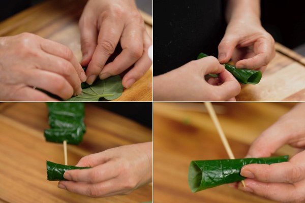 Cách cuốn bò lá lốt