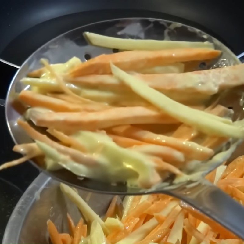 Cách làm bánh tôm chiên bột mì