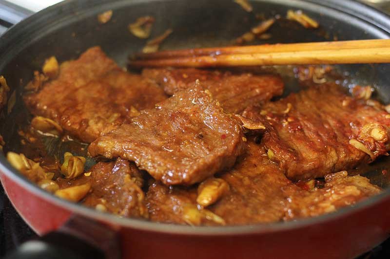 Cách làm khô bò từ thịt heo