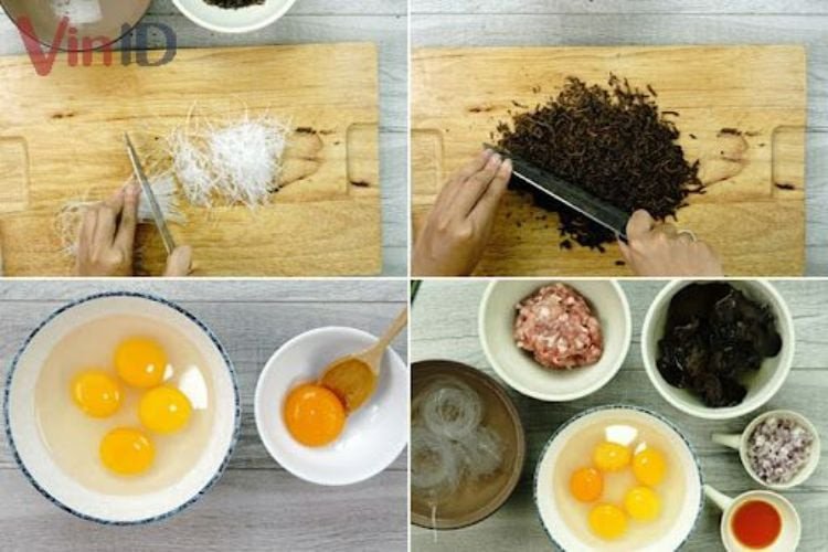 cách làm thịt chưng trứng