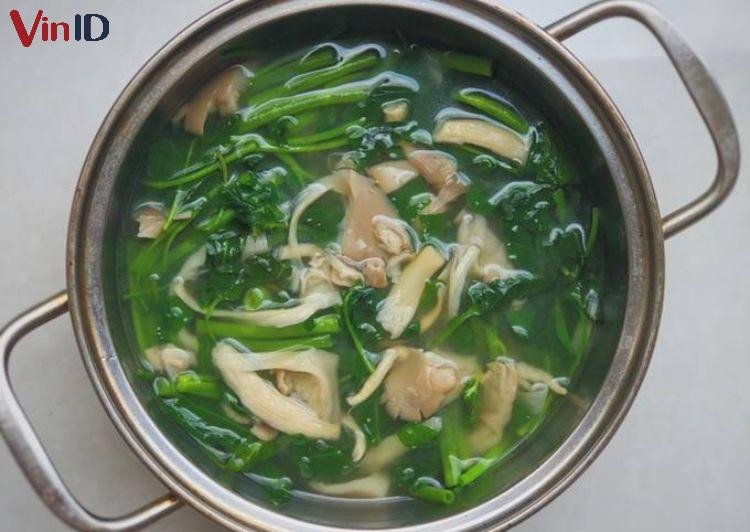 cách nấu canh rau muống chay tại Nấu Chuẩn Ăn Ngon