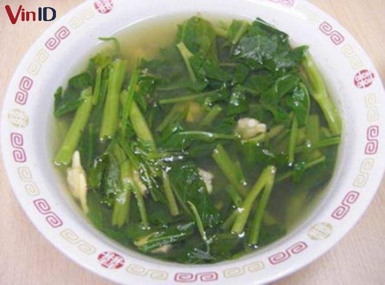 cách nấu canh rau muống gừng tại Nấu Chuẩn Ăn Ngon