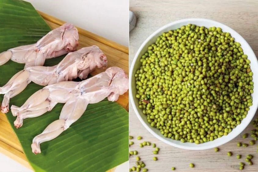 Cách nấu cháo ếch đậu xanh mịn màng cho bé ăn dặm