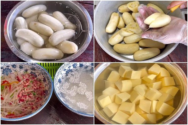 Cách nấu chè chuối khoai lang béo bùi chuẩn vị