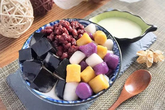 cách nấu chè khoai lang thành phẩm