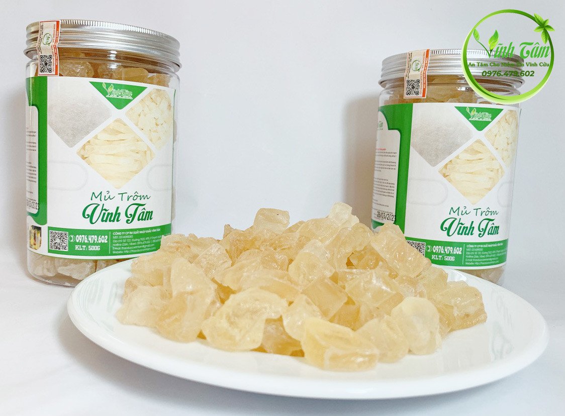 cách ngâm mủ trôm dạng cục lớn