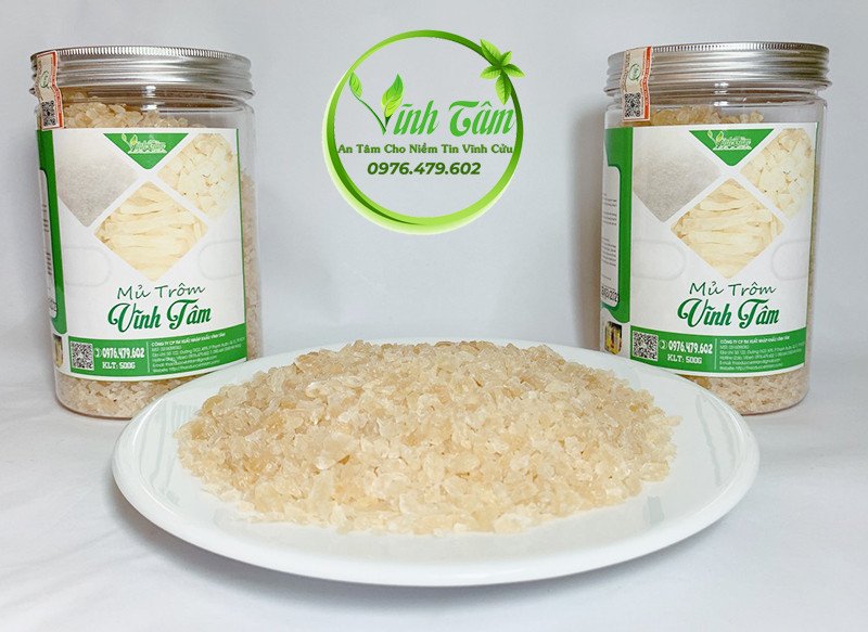 cách ngâm mủ trôm hạt đậu xanh