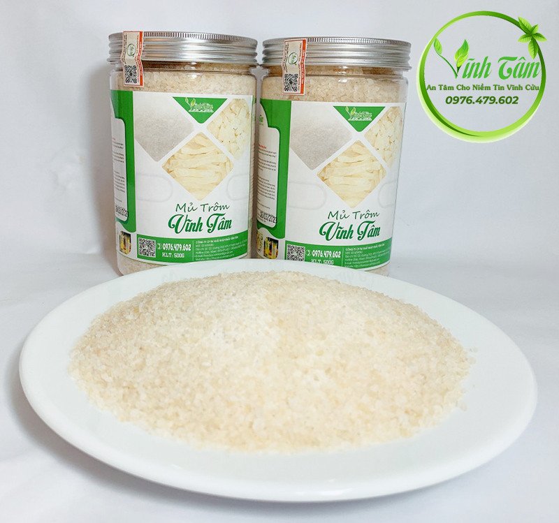 cách ngâm mủ trôm hạt đường