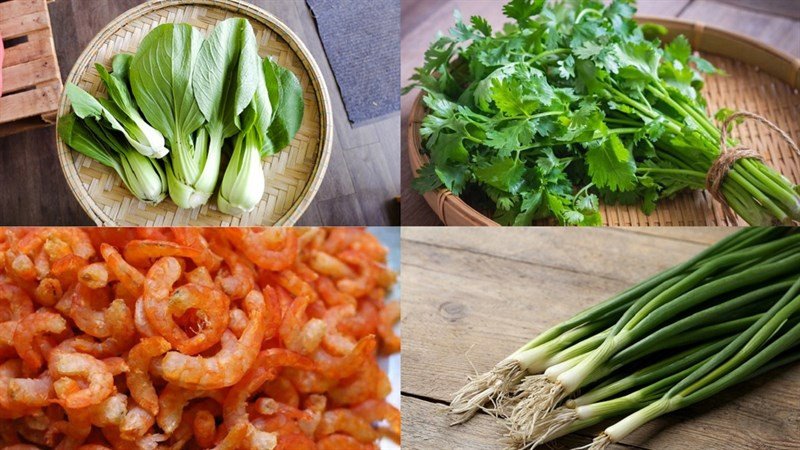 Cải thìa tươi xanh để nấu canh