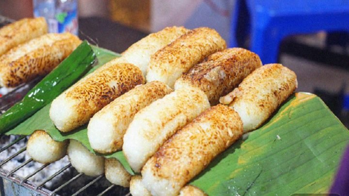 calo chuối nướng
