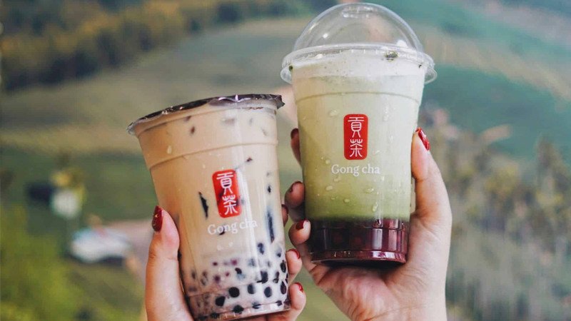Calo trà sữa olong Gong Cha và các loại trà sữa khác phổ biến