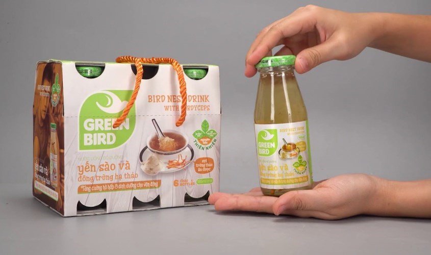Calo trong yến sào đông trùng hạ thảo Green Bird