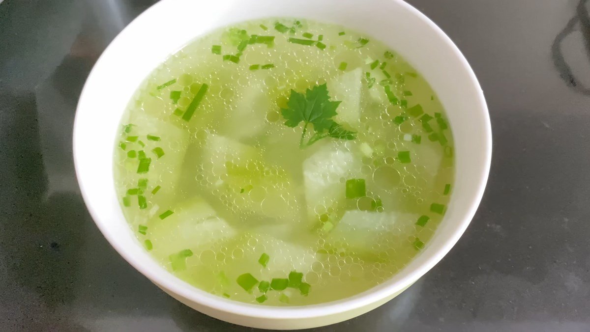 Canh bí đao chay thanh đạm