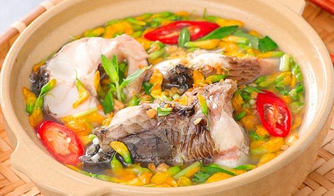 Canh cá lóc chua mẻ đậm đà hương vị miền Bắc