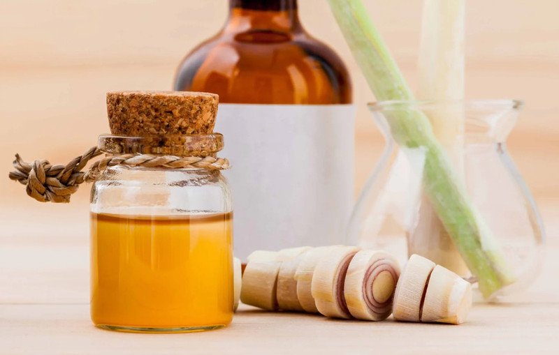 Cây sả tươi xanh được cắt lát, sẵn sàng cho quá trình chiết xuất tinh dầu sả tại nhà