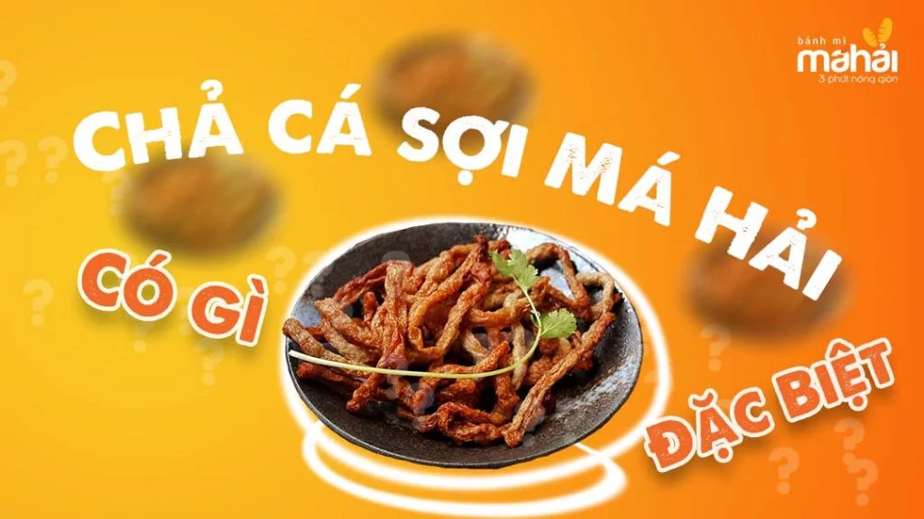 Chả cá sợi tươi ngon, nguyên liệu chính cho món bánh mì chả cá