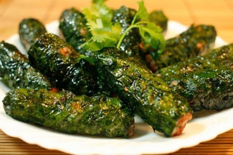 Chả cá thác lác cuộn lá lốt