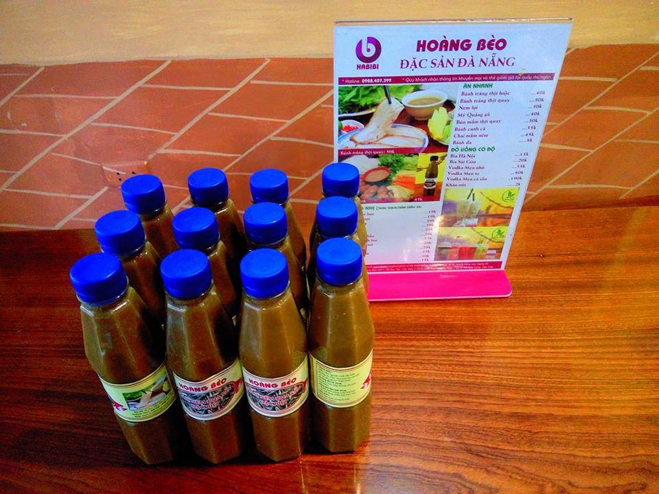 Chai mắm nêm đóng gói tiện lợi cho việc sử dụng tại nhà